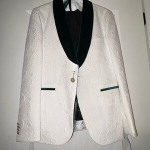 Ivory and Green Men’s Tuxedo